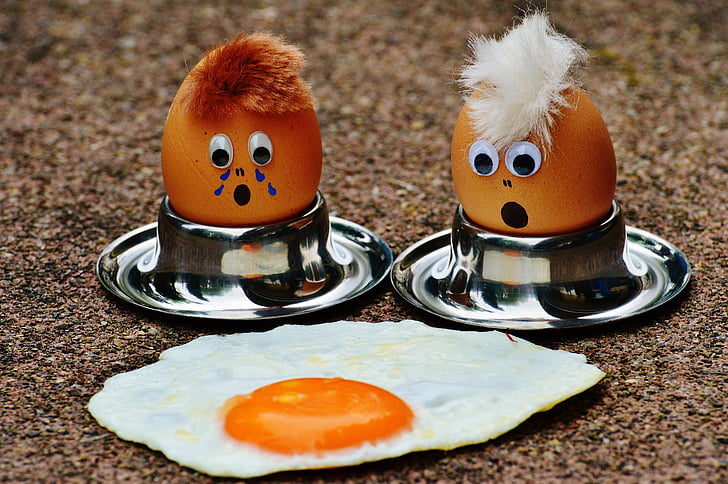 quả trứng, chiên, tang, vui vẻ, Buồn cười, Dễ thương, thực phẩm