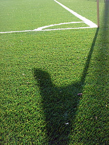 спорт, футбол, поле, тревата, гол, ъгъл, трева