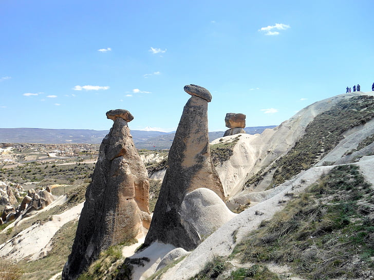 Cappadocia, landskap, Turkiet, klippformationer, naturen, tuff klippformation, Fairy tower