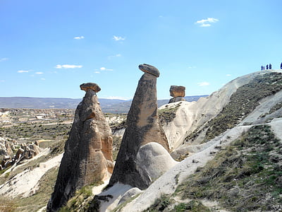 Cappadocia, paesaggio, Turchia, formazioni rocciose, natura, Formazione di roccia di tufo, Torre di fata