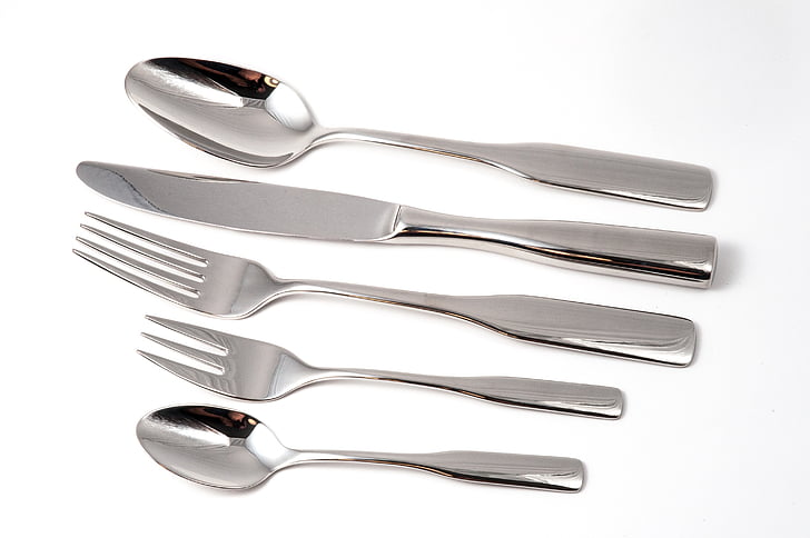 cutlery, eat, cutlery set, shiny, silverware, spoon, kitchen Utensil