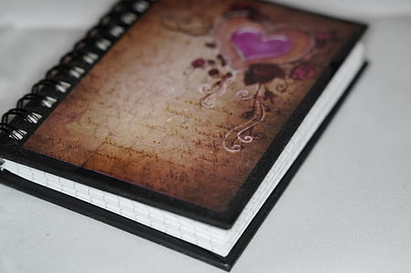 Notebook, notities, Opmerking, verlof, Voer, bindung, romantiek