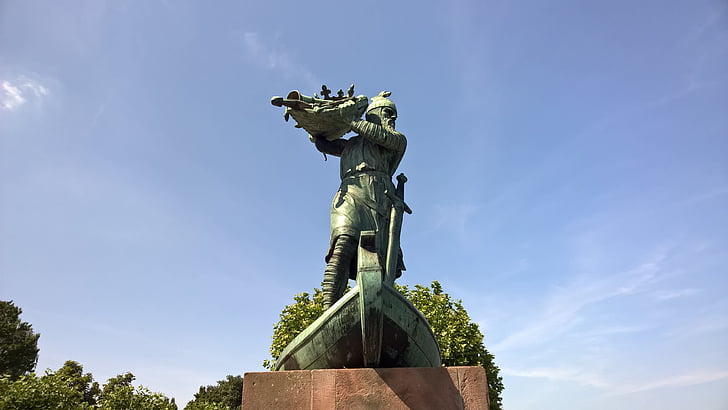 Almanya, Sachsen, Rheinhessen, solucanlar, Hagen Anıtı