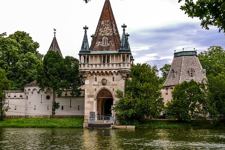 castle, laxenburg, austria, europe