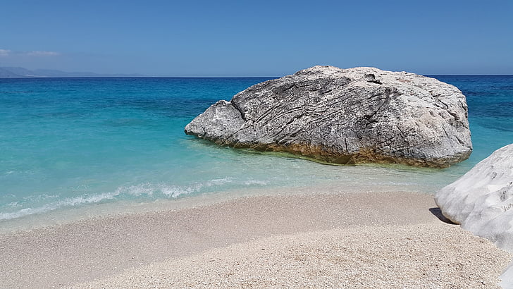 mediterranean, turquoise, sea, blue, beach, coast, sardinia
