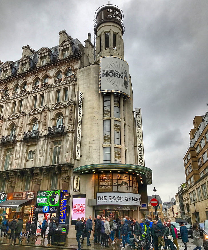 London, a Prince of wales Színház, Színház, West end, brit, Landmark, Egyesült Királyság