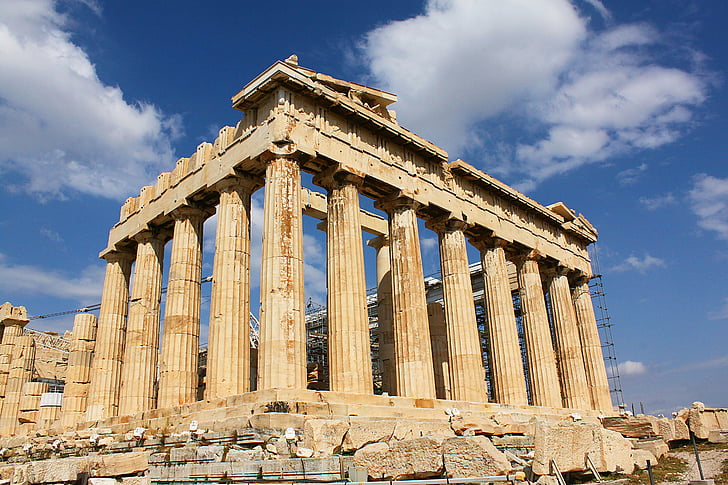 Parthénon, Grèce, Acropole, Athènes, Grec, antique, point de repère