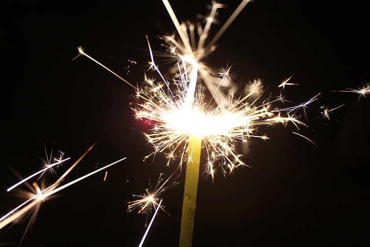 Cierge magique, feux d’artifice, célébrer, le 4 juillet, Dom, exploser, Parti
