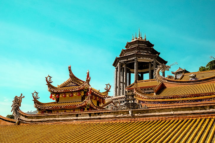 asiatique, bâtiments, Chinois, Palais, Temple, l’Asie, architecture