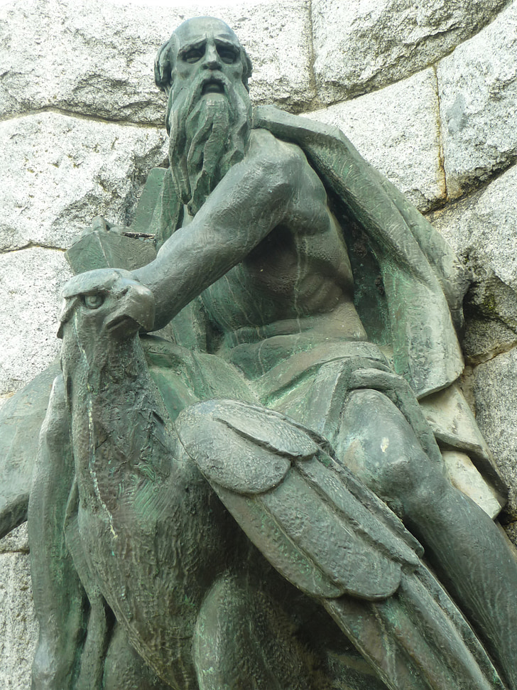 Сан-Хуан, Євангеліст, скульптура, Статуя, Сан-Хуан apóstol, орел, Євангеліє