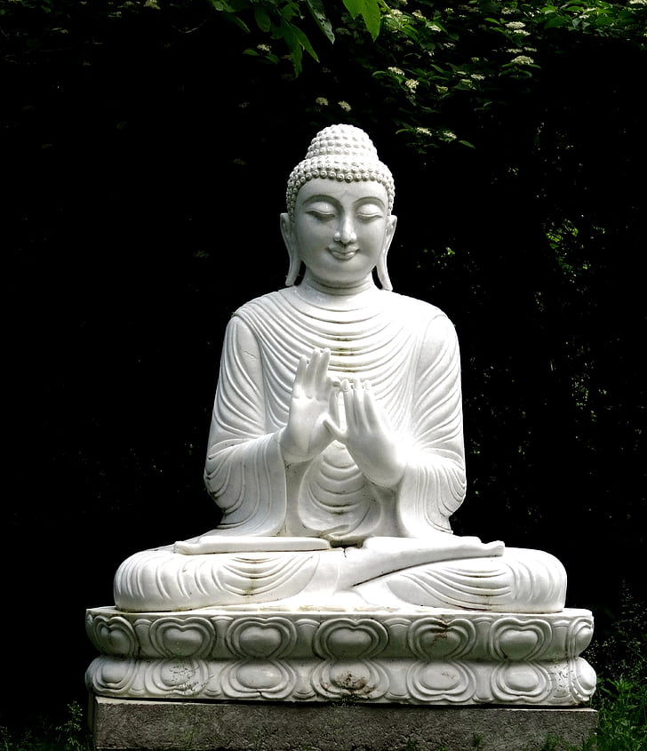 buddha, statue, buddhism, stone figure, religion, sculpture, asia
