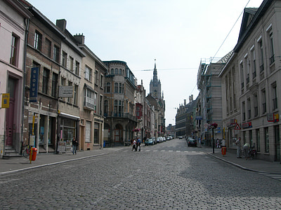 Bélgica, Ghent, rua, cidade, viagens, férias