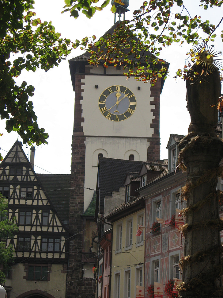 Freiburg, ville, paysage urbain, architecture, bâtiment, urbain, ville étudiante