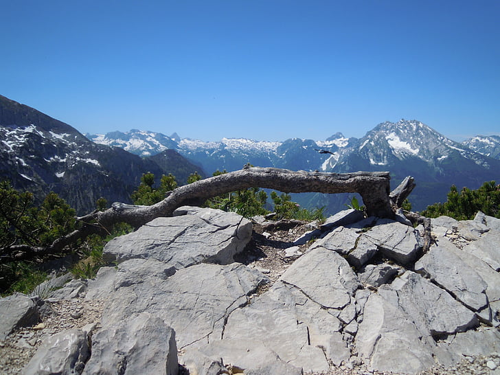 Alpine, piedra, montañas, Dom, Ver, Outlook, panorama