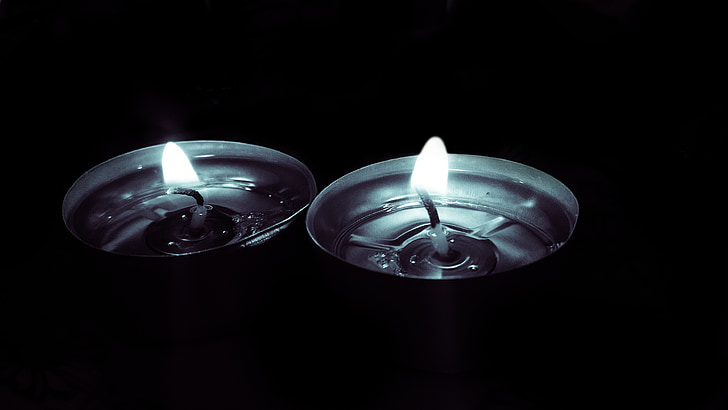 žvakės, žvakė, gaisro, liepsna, šviesos, vaškas, arbata