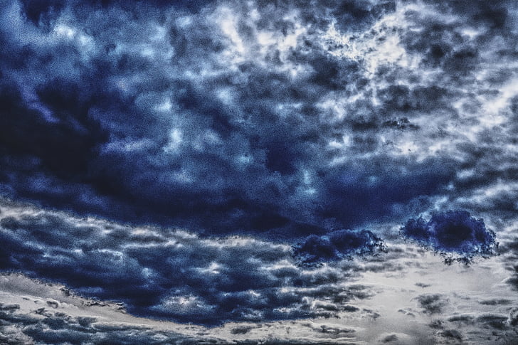 dramatické, mraky, drama, obloha, nálada, Dramatické nebe, dramatické mraky