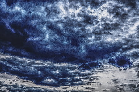 драматични, облаците, Драма, небе, настроение, драматично небе, драматични облаци