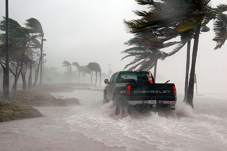 taustiņu west, Florida, viesuļvētras, Deniss, laika apstākļi, vētra pārsprieguma, vētrains