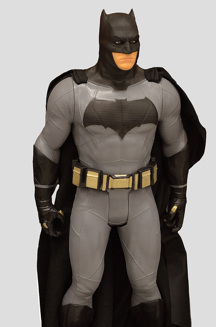 Batman, super herói, cabo, máscara, fantasia, macho, boneca