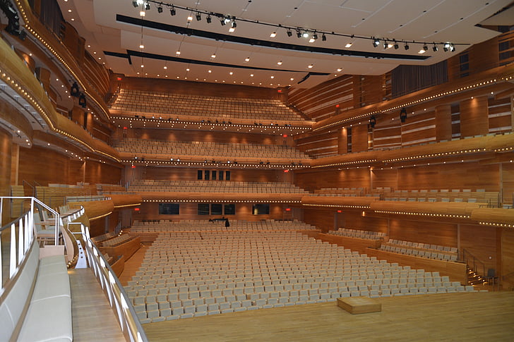 Monrealio simfoninis namas, Monrealio, auditorija, Québec, Kanada, muzika