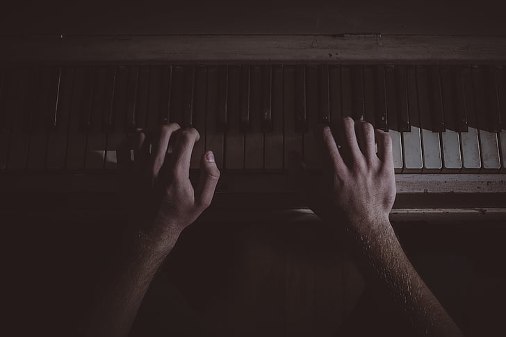 henkilö, Pelaaminen, Piano, kädet, Musiikki, mies, ihmisen kehon osa