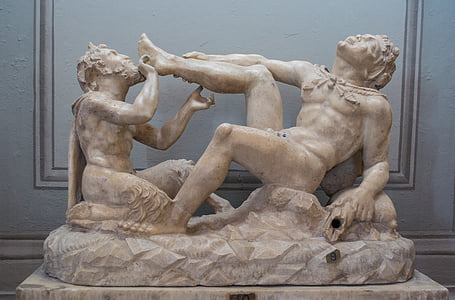 sculpture, Damn, Musée, Le vatican, Rome, Italie