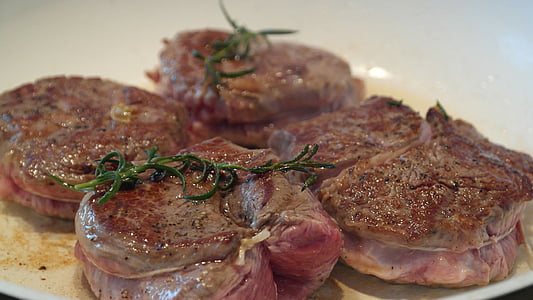 steiks, liellopu gaļa, gaļa, pārtika, neapstrādāta, sarkana, ēst