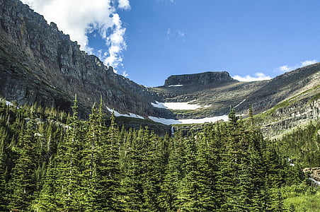 ледника национален парк, пейзаж, националните, природата, планински, парк, Монтана