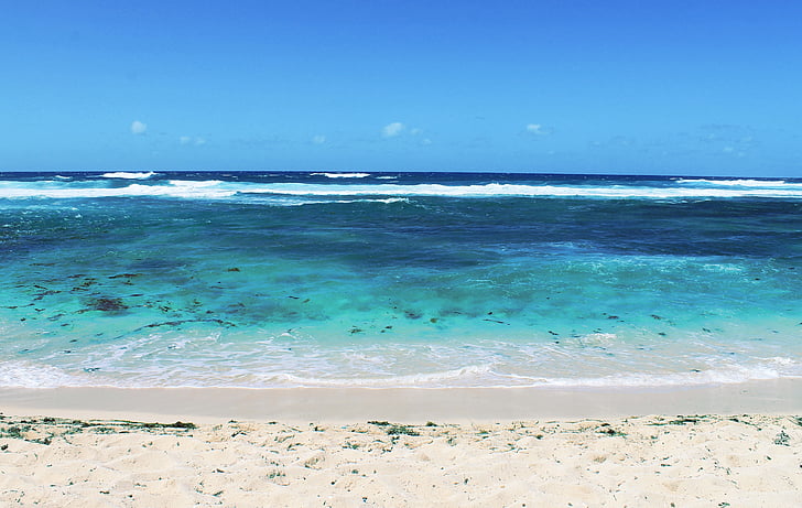 Mauricijus, more, Indijski ocean, oceana, pijesak, ljeto, uz more