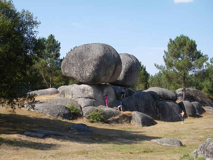 Pena das rodas, Galiza, granit, landskap, Rocks, poesi