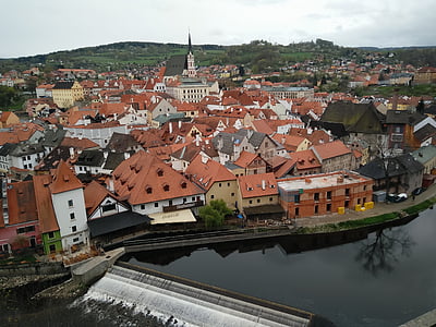 reizen, Tsjechisch, rivier, stad, erfgoed, UNESCO, het platform