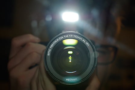 Pentax k200d, kamera, veidrodis, blykstė, objektyvas, 67 mm, kamera - fotografijos įranga