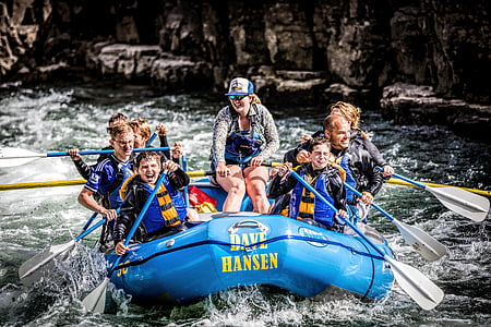 ljudi, bijela voda, rafting, Snake river, Wyoming, plovak, Rijeka