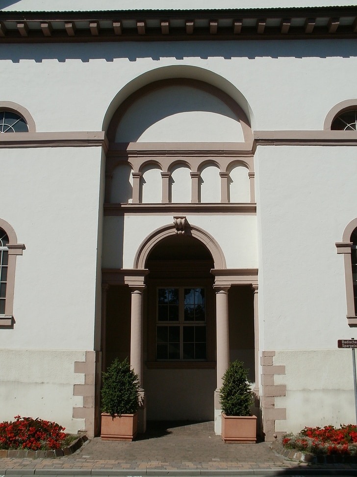 Christophorus, Chiesa, Hockenheim, ingresso, porta, Portal, arco