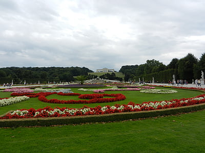 Сад, Версаль, Франция, сады, Природа, цветок, Тюльпан