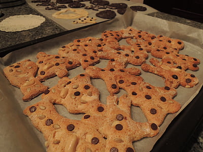 Lebkuchenmann, Cookies, glücklich