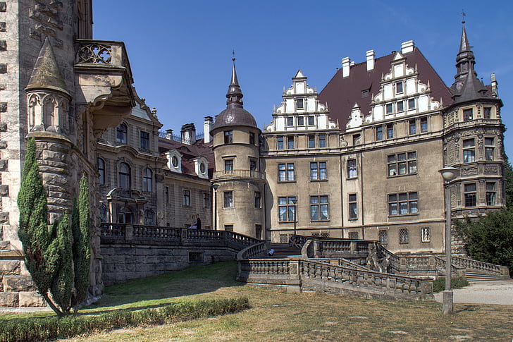 Castle, Sabine, Szilézia, Moszna