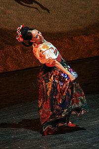 Tänzerin, mexikanische, Kultur, Mexiko, traditionelle, Mariachi, Hispanic