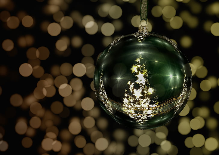 adornos de árbol, Navidad, ambiente, llegada, Embajada, árbol de Navidad, Cristo