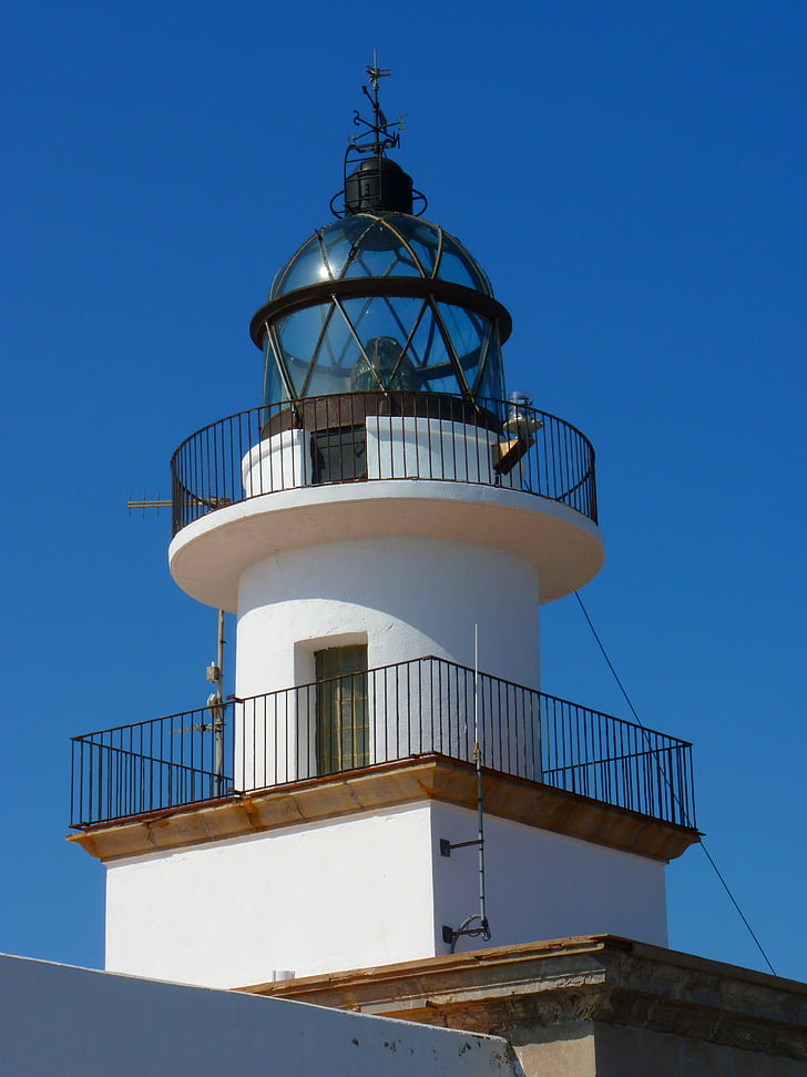 Lighthouse, Cap creus, Spanien, Sky, byggnad, Beacon