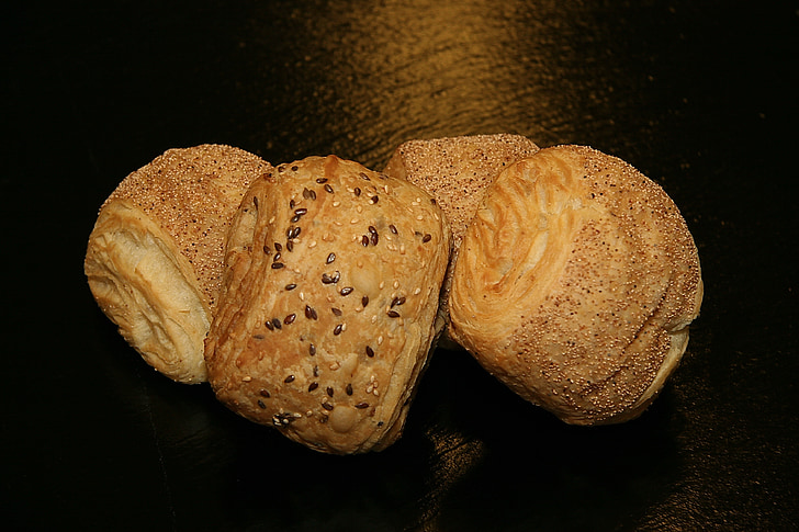 doručak kruh, Mak, Kopenhagen Mak sjemenke, kruh, hrana, blagovaonica, svježe pečeni