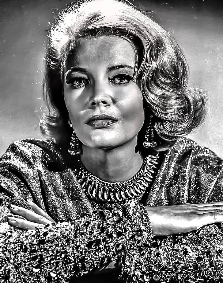 gena rolands-hollywood, film, actress, black And White, people, history, women