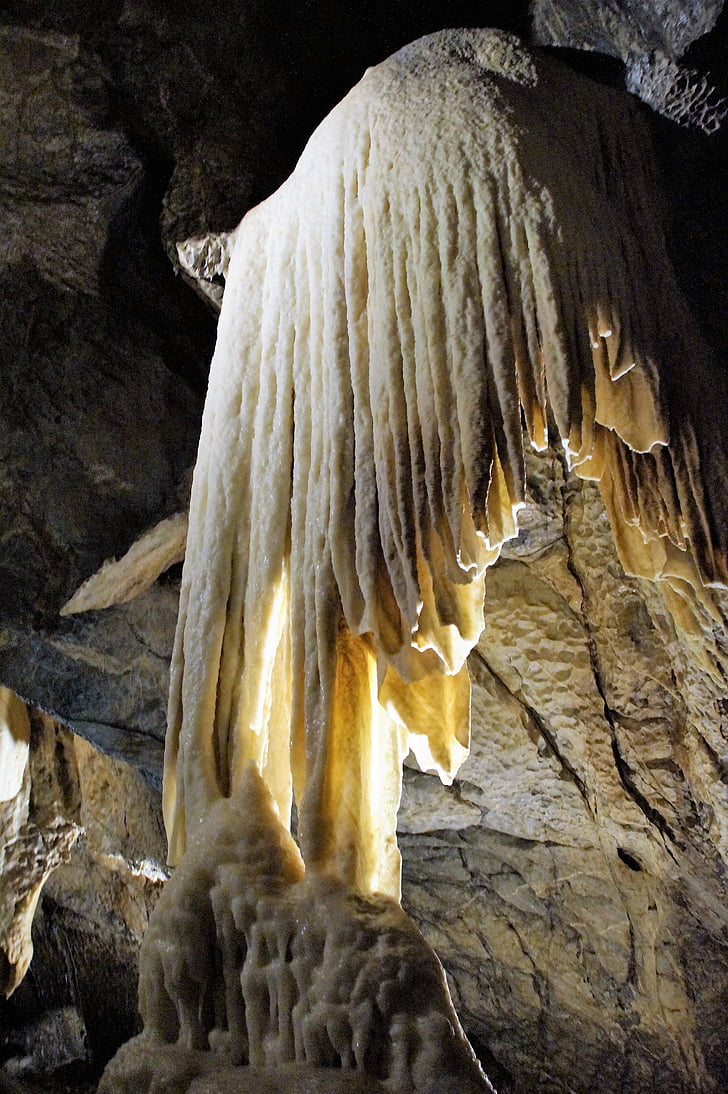 Σπήλαιο, krápník, ασβεστόλιθος, stalagnit