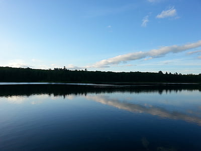 езеро, отражение, Шор, пейзаж, природата, живописна, Красив