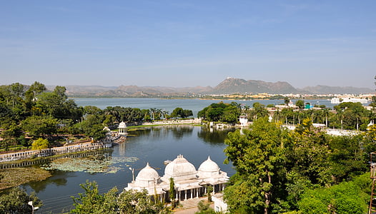 pichola озеро, Лейк-Сити, Удайпур, rajathan, Индия, воды, озеро