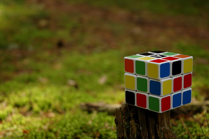 cub de Rubik, joc, cub, estratègia, idea, èxit, solució