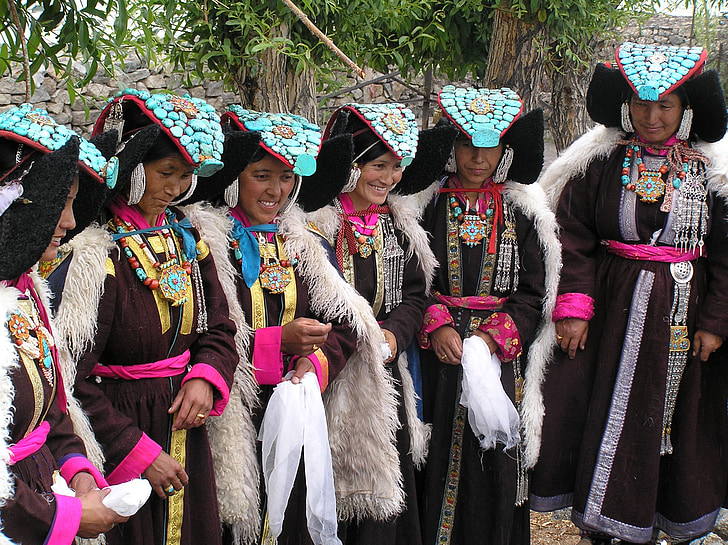 Тибет, будизъм, религия, Тибет е селище, жени, традицията, облекло