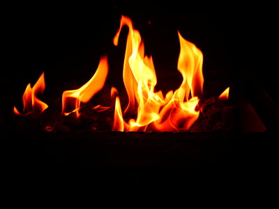 消防, 舒适, 家庭, 热, 壁炉, 冬天, 弛豫