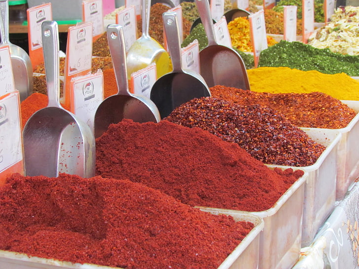 mausteet, markkinoiden, Bazaar, Jerusalem, Ruoka, Spice, orgaaninen