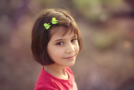 Dziewczyna, uśmiech, młody, ładny, Natura, Latem, Irak